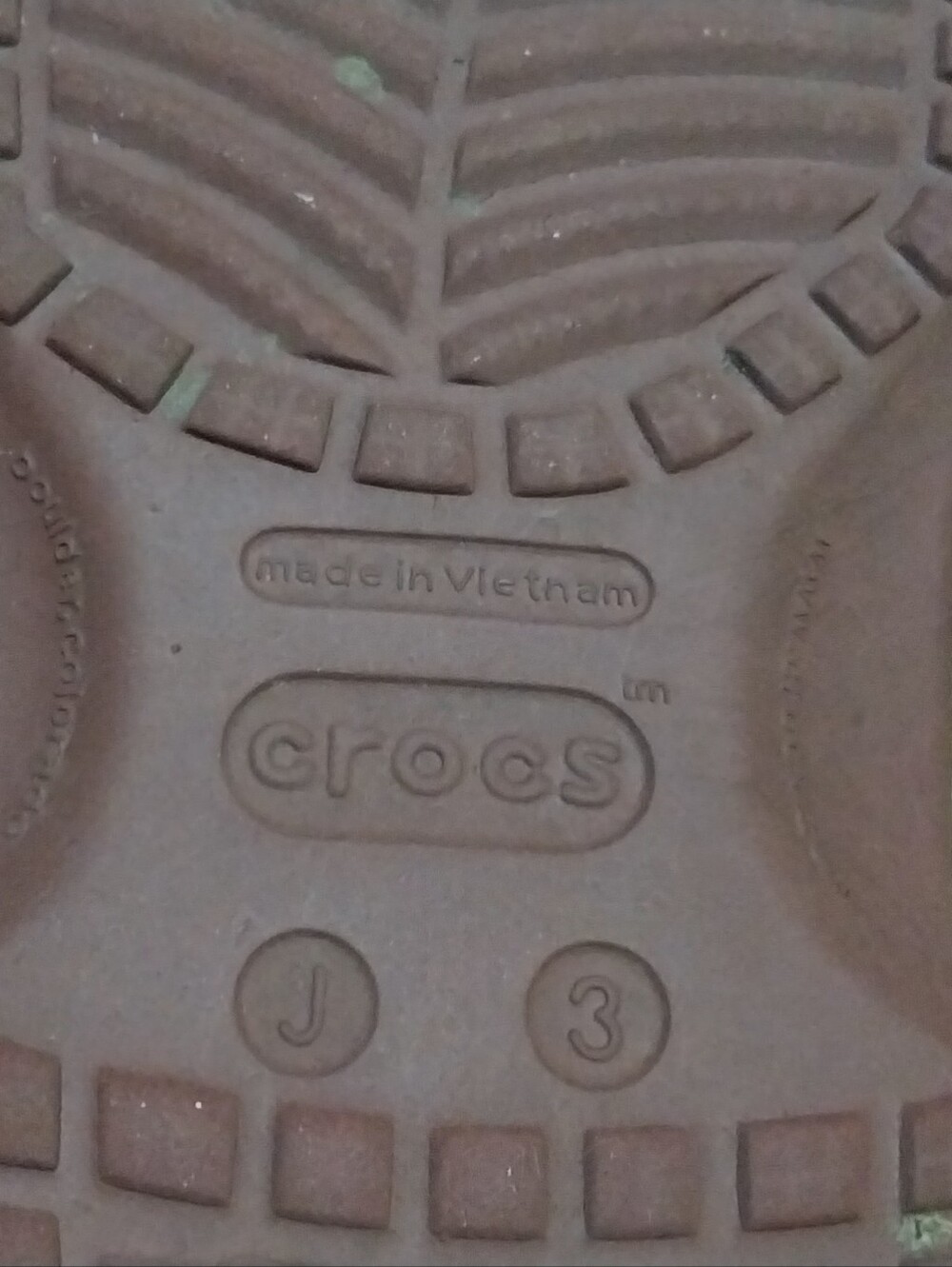Crocs Football Clog Sandals Kids Size 3 Brown Crocs - Picture 8 of 9